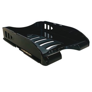 Vaschetta portacorrispondenza Sunrise - 33,5 x 25,4 x 7 cm - nero - Arda - immagine 1