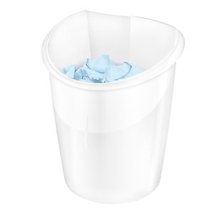 Cestino gettacarte Ellypse Xtra Strong - altezza 38 cm - 15 L - bianco artico - CEP - immagine 1