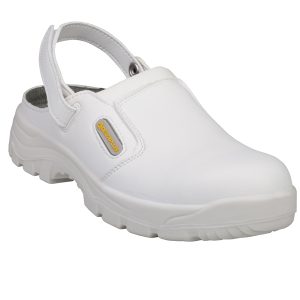 Calzatura sabot Maubec 3 SB E A SRC - microfibra - numero 43 - bianco - Deltplus - immagine 1