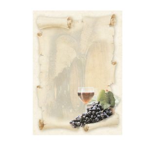 Carta con stampa cantina A4 - 90 gr - Decadry - conf. 20 fogli - immagine 1
