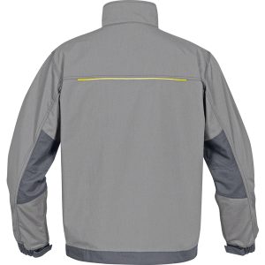 Giacca da lavoro Mach 2 Corporate - tela/poliestere/cotone - taglia L - grigio chiaro/grigio scuro - Deltaplus - immagine 2