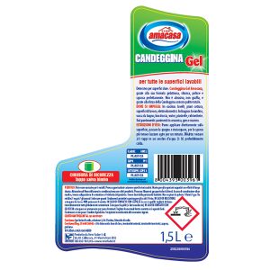 Candeggina gel igienizzante - 1500 ml - Amacasa - immagine 2