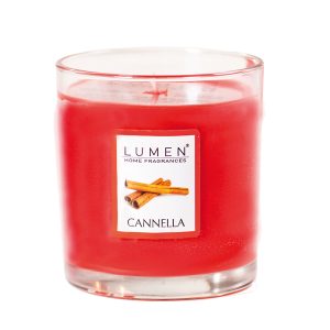 Candela in bicchiere - cannella - Lumen - immagine 1