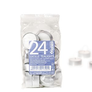 Candele Tealights - bianco - Lumen - sacchetto da 24 pezzi - immagine 1