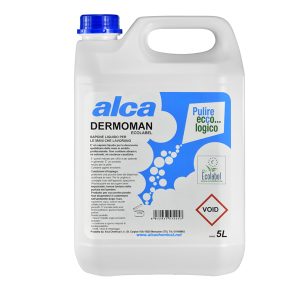 Sapone liquido Dermoman - fiorito - sporco medio - Alca - tanica da 5 L - immagine 1