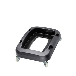 Carrello a 4 ruote per contenitore Office - 32,5×47×15 cm - nero - Medial International - immagine 1