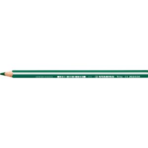 Pastello Trio Thick - diametro mina 4,2 mm - con temperino - colori assortiti - Stabilo - conf. 18 pezzi - immagine 2