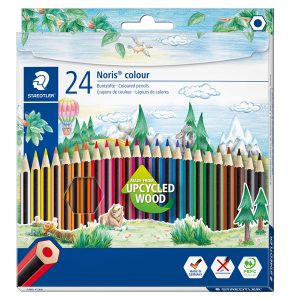 Pastelli colorati Noris Colour - Staedtler - astuccio 24 pezzi - immagine 1