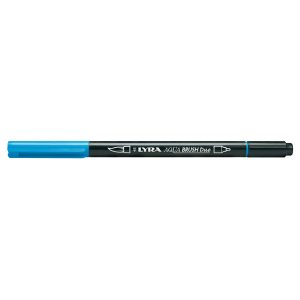 Pennarelli Aqua Brush Duo - punte 2,00 - 4,00 mm - Lyra - astuccio 12 pezzi - immagine 2