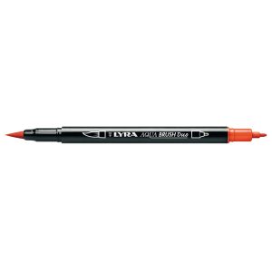 Pennarelli Aqua Brush Duo - punte 2,00 - 4,00 mm - Lyra - astuccio 12 pezzi - immagine 3