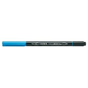 Pennarelli Aqua Brush Duo - punte 2,00 - 4,00 mm - Lyra - astuccio 24 pezzi - immagine 2