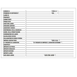 Cartello segnalatore - 67x100 cm - cantiere specifiche dei lavori - polionda - Cartelli Segnalatori - immagine 1
