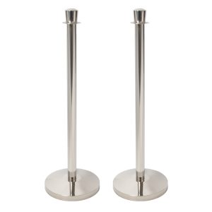 Colonnina segnapercorso cromata Budget - altezza 100 cm - Securit - immagine 1