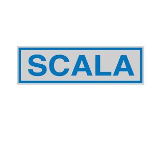Targhetta adesiva - SCALA - 16,5 x 5 cm - Cartelli Segnalatori - immagine 1