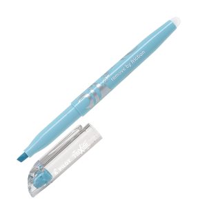 Evidenziatore cancellabile Frixion Light soft - punta a scalpello 4,0mm - tratto 3,3mm - azzurro soft- Pilot - immagine 1