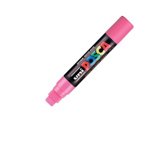 Marcatore a base d'acqua Uni Posca PC17K - punta extra large a scalpello 15,0mm  - rosa - Uni Mitsubishi - immagine 1
