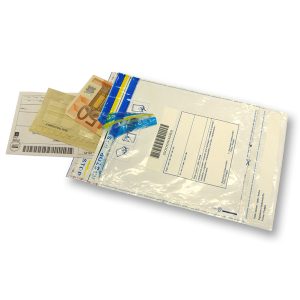 Busta di sicurezza - 22,5 x 32,5 cm - 70 micron - LDPE riciclabile - Viva - conf. 25 pezzi - immagine 1