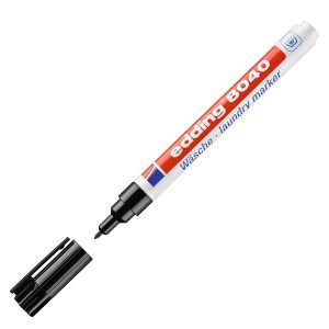 Marcatore permanente per tessuti 8040 - punta 1,0mm - nero - Edding - immagine 2