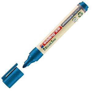 Marcatore  per lavagne bianche 28 EcoLine - punta conica da 1,50-3,00mm - blu - Edding - immagine 1