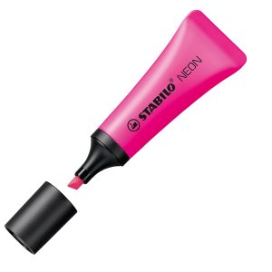 Evidenziatore stabilo Neon - punta a scalpello - tratto 2,00 - 5,00 mm - Stabilo - astuccio 4 pezzi - immagine 2