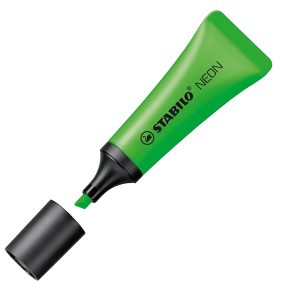 Evidenziatore stabilo Neon - punta a scalpello - tratto 2,00 - 5,00 mm - Stabilo - astuccio 4 pezzi - immagine 4