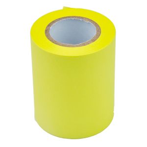 Rotolo ricarica carta autoadesiva - giallo neon - 59mm x 10mt - per Memoidea Tape Dispenser - Iternet - immagine 1
