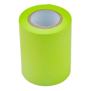 Rotolo ricarica carta autoadesiva - verde neon - 59mm x 10mt - per Memoidea Tape Dispenser - Iternet - immagine 1