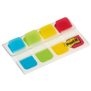 Segnapagina Post-it Index Strong Mini - 676-ALYR-EU - 15,8 x 38 mm - colori classici - Post-it - conf. 40 pezzi - immagine 1