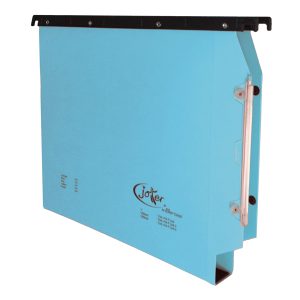 Cartella sospesa Joker - armadio - interasse 33 cm - fondo U - 33 x 28 cm - blu - Bertesi - immagine 1