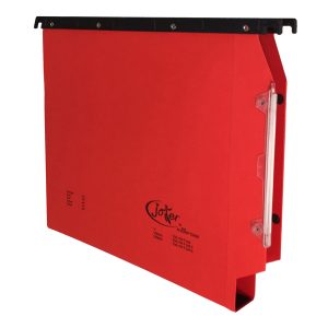 Cartella sospesa Joker - armadio - interasse 33 cm - fondo U - 33 x 28 cm - rosso - Bertesi - immagine 1
