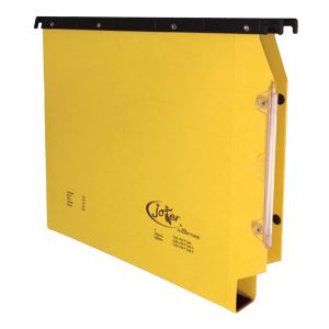 Cartella sospesa Joker® - armadio - interasse 33 cm - fondo U - 33 x 28 cm - giallo - Bertesi - immagine 1