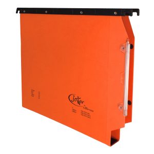Cartella sospesa Joker - armadio - interasse 33 cm - fondo U - 33 x 28 cm - arancio - Bertesi - immagine 1