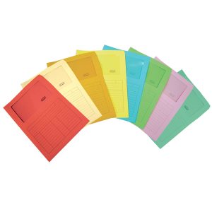 Cartelline a L con finestra Sintex - cartoncino 120 gr - acquamarina - Blasetti - conf. 50 pezzi - immagine 1