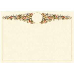 Diplomi in pergamena - stampa offset - A4 - 160 gr - avorio - Kartos - conf. 10 pezzi - immagine 1
