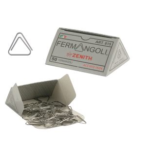 Fermangoli Zenith 815 - acciaio inox - Zenith - conf. 50 pezzi - immagine 1