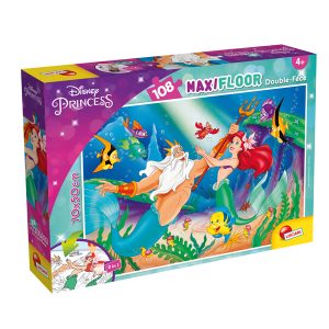 Puzzle Supermaxi Disney Little Mermaid - 108 pezzi - Lisciani - immagine 1