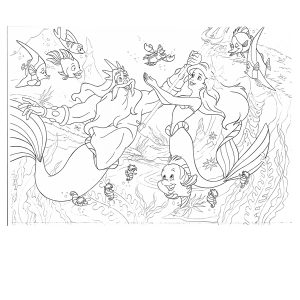 Puzzle Supermaxi Disney Little Mermaid - 108 pezzi - Lisciani - immagine 3