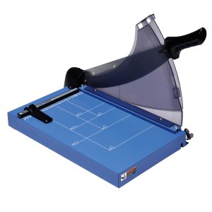 Taglierina a leva 3040 - con blocca lama - 44,5 x 28,2 cm - 360 mm (A4) - 40 fogli - blu - Titanium - immagine 1