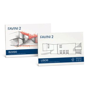 Album Favini 2 - 33x48cm - 110gr - 10 fogli - liscio squadrato - Favini - immagine 1