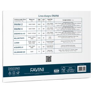 Album favini 4 - 24x33cm - 220gr - 20 fogli - liscio squadrato - Favini - immagine 2