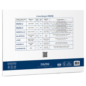 Album Favini 4 - 33x48cm - 220gr - 20 fogli - liscio squadrato - Favini - immagine 2