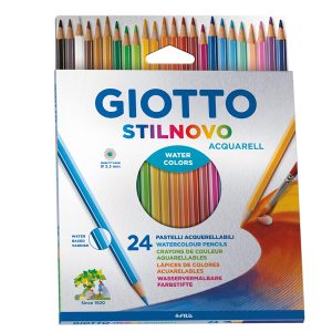 Pastelli Stilnovo Acquarell -  diametro mina 3,3 mm - Giotto - astuccio 24 pezzi - immagine 1