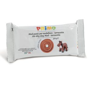 Pasta da modellare - 500gr - terracotta - Primo - immagine 1
