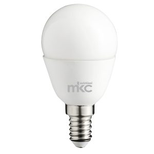 Lampada - Led - minisfera - 5,5W - E14 - 4000K - luce bianca naturale - MKC - immagine 1