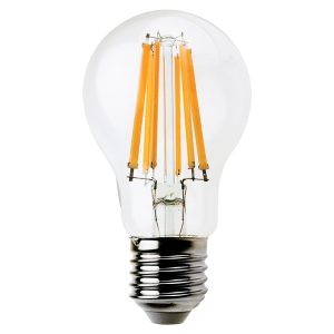 Lampada - Led - goccia - A60 - a filamento - 8W - E27 - 3000K - luce bianca calda - MKC - immagine 1