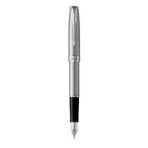 Penna stilografica Sonnet Stainless Steel - punta M - Parker - immagine 1