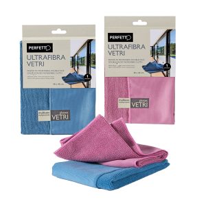 Panno Ultrafibra Vetri - microfibra - 40x40 cm - Perfetto - immagine 1