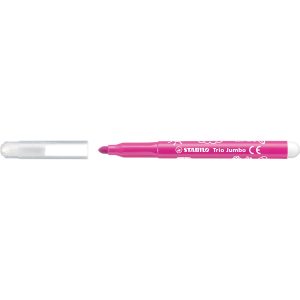 Pennarelli Trio Jumbo - punta 3,0 mm - colori assortiti - Stabilo - astuccio 12 pezzi - immagine 3