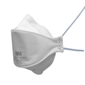 Mascherina Aura™ 9320+ FFP2 - senza valvola - monouso - 3M - conf. 20 pezzi (imbustati singolarmente) - immagine 1