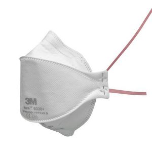 Mascherina Aura™ 9330+ FFP3 - senza valvola - monouso - 3M - conf. 20 pezzi (imbustati singolarmente) - immagine 1